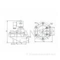 ASCO SCG353A043 Type 3/4 de pouce Pulse Jet Valve